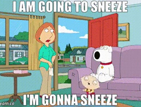 The almost-sneeze.