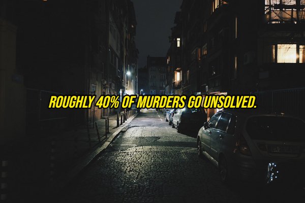 kuala lumpur night street - Er Roughly 40% Of Murders Gounsolved.