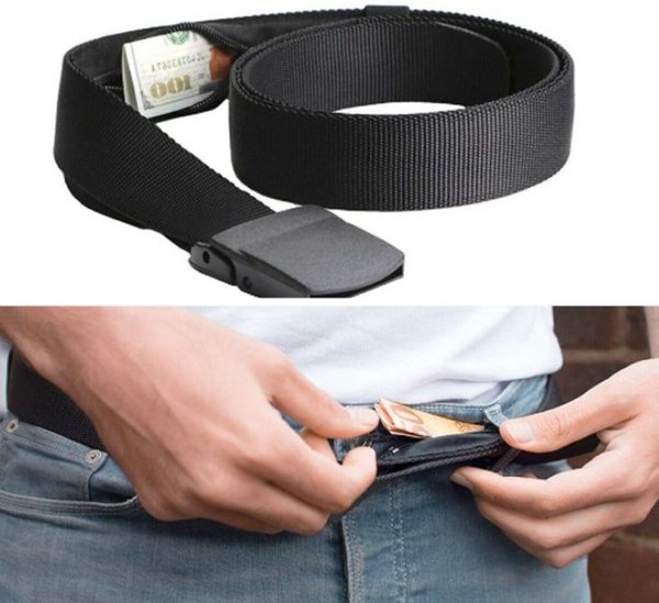 This belt is built with protection against theft. It’s a modern alternative to having a pocket in your underwear.