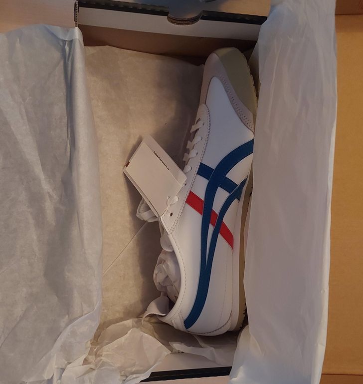 “First time I ordered shoes online.”