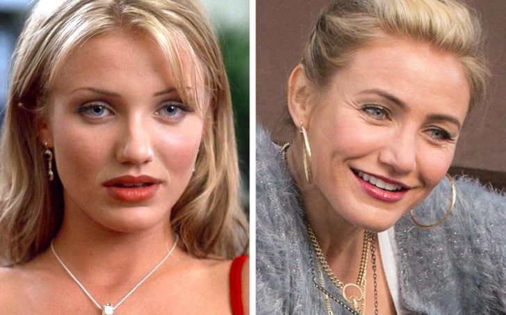 Cameron Diaz, The Mask (1994) and Annie (2014)