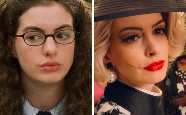 Anne Hathaway, The Princess Diaries (2001) and The Witches (2020)