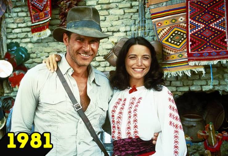 Harrison Ford & Karen Allen (Indiana Jones and the Raiders of the Lost Ark)