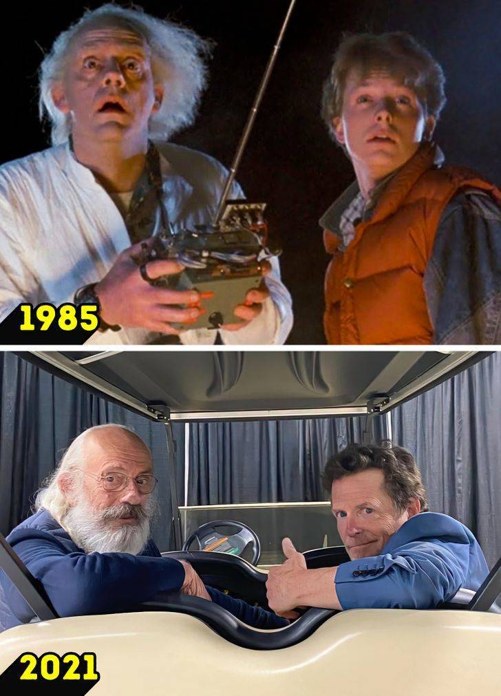 Michael J. Fox & Christopher Lloyd (Back to the Future)