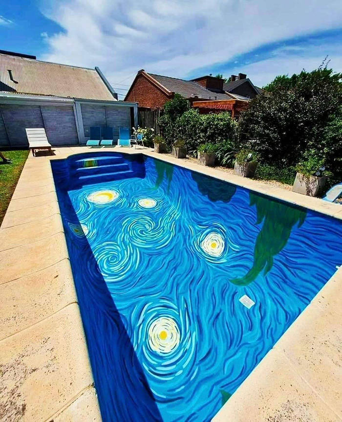 pics cool to look at - starry night pool