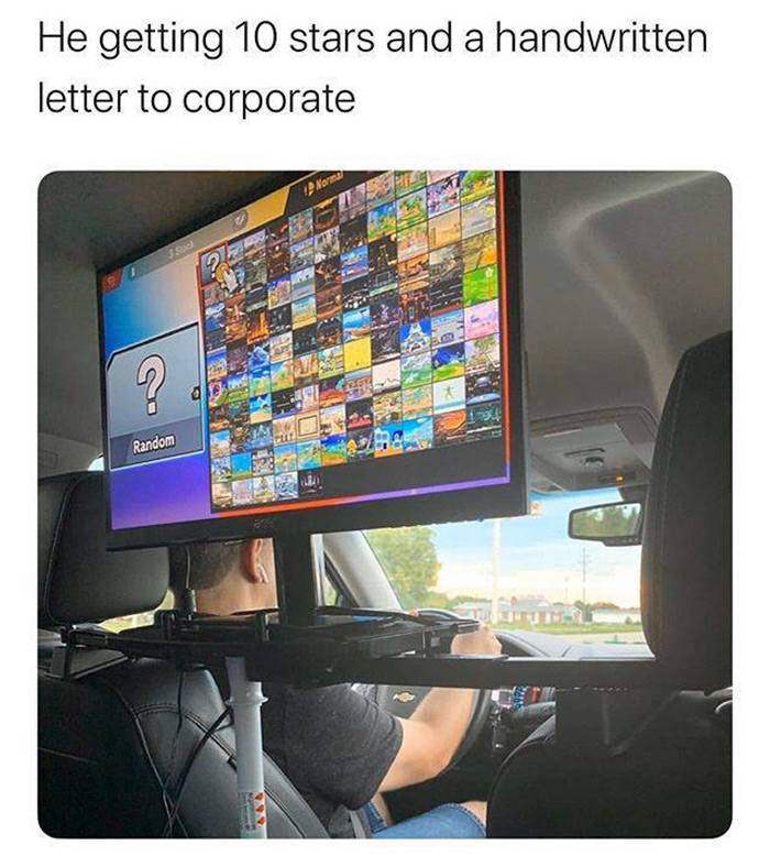 pics cool to look at - computer monitor - He getting 10 stars and a handwritten letter to corporate ? Random