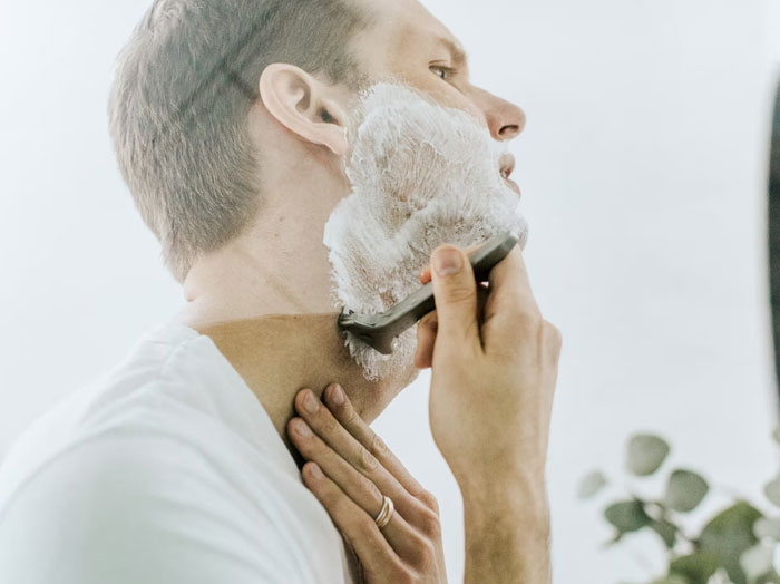 Hair conditioner can be used as shaving cream.