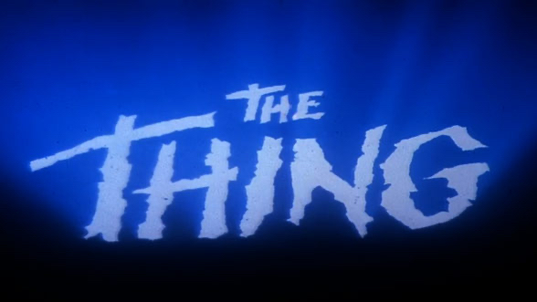 movie special effects - practical - CGI -thing 1982 logo - The Thing