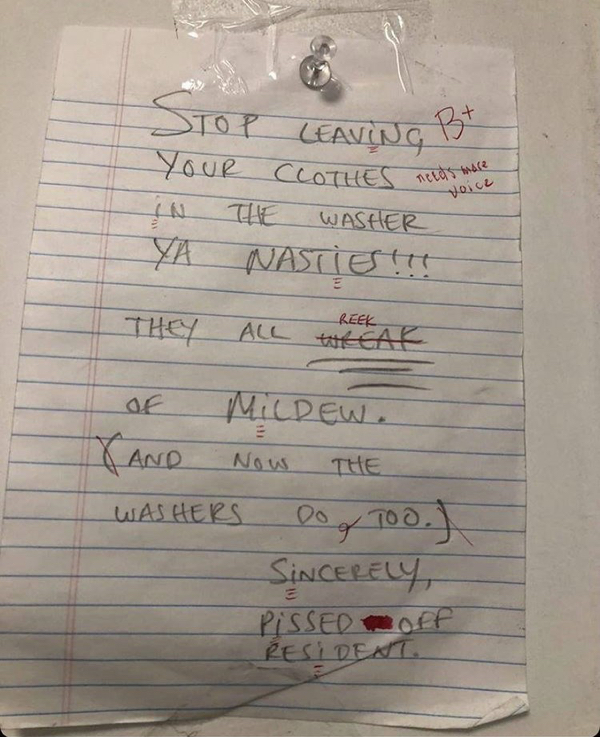 35 Passive Agressive Notes From Neighbors.