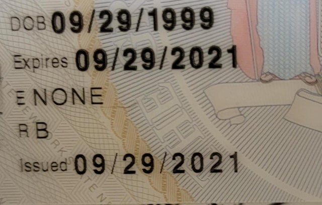 Finally got my license, it came expired! Thanks, New York!