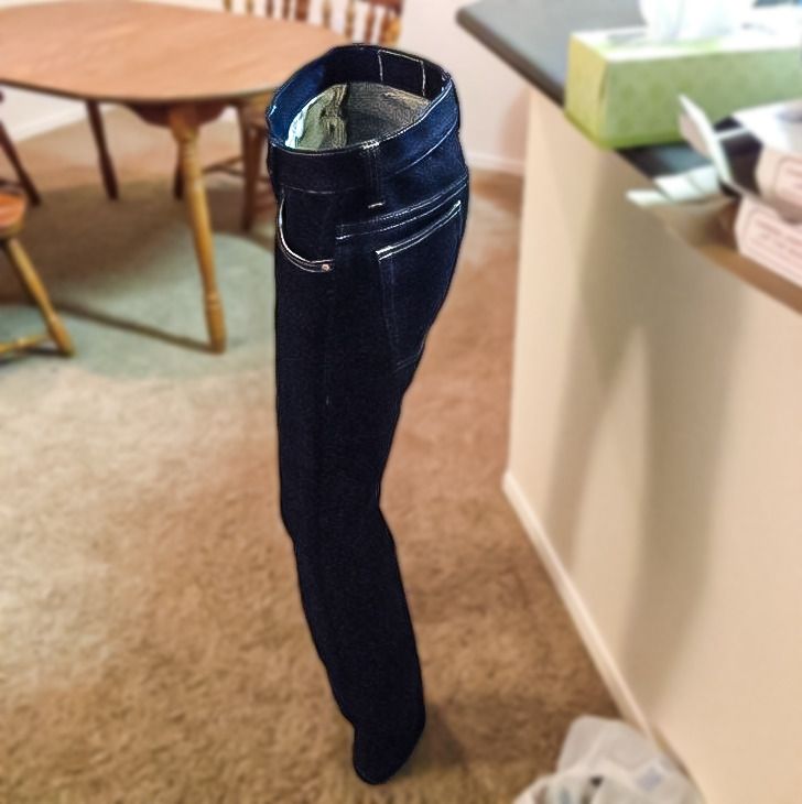pants standing on their own
