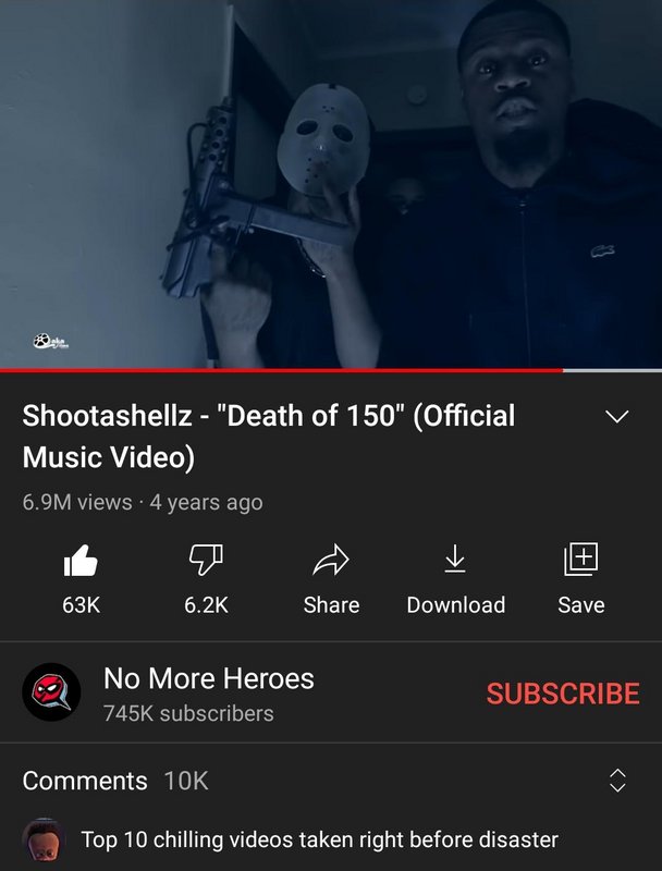 On the morning of July 10th, 2017 rapper shoota shellz from Chicago was gunned down and shot 15-18 times in the face and head. Just 3 months prior he released a song titled “death of 150” targeting rival alive and dead gang members.