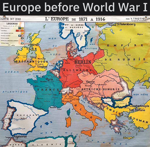 map of europe 1871
