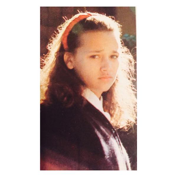 Rashida Jones in middle school.