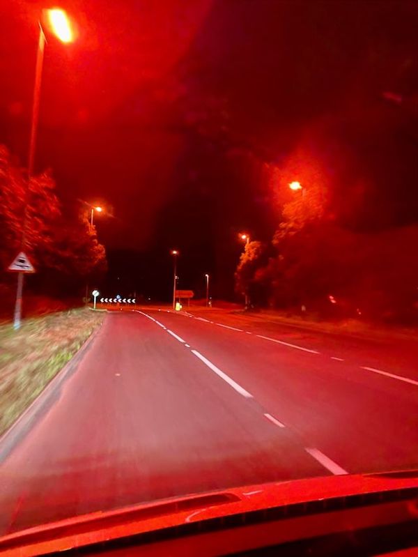 There’s a road in Worcestershire, UK that has red street lights so as not to scare the local bats.