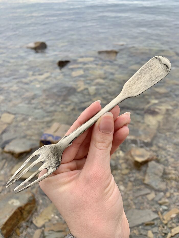 beach finds - washed ashore - spoon