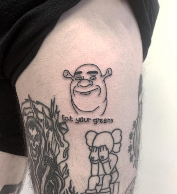 tattoo - Eat your greens