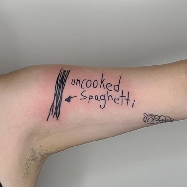 tattoo - uncooked & Spaghetti