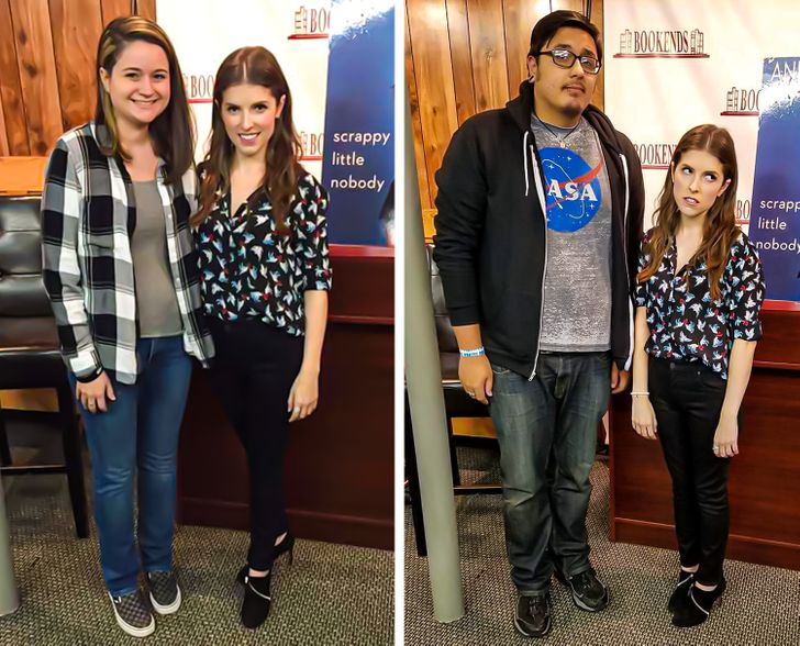 “My girlfriend and I had very different experiences when we met Anna Kendrick. Of course, we were all joking.”