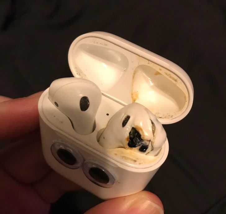 “A friend of mine hid my AirPods in a box of chicken nuggets that I proceeded to microwave without opening the box.”