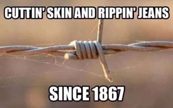 funny memes - bad luck - wire - Cuttin Skin And Rippin Jeans Since 1867