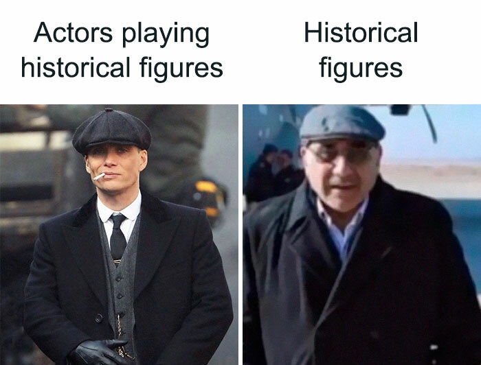 history memes - headgear - Actors playing historical figures Historical figures