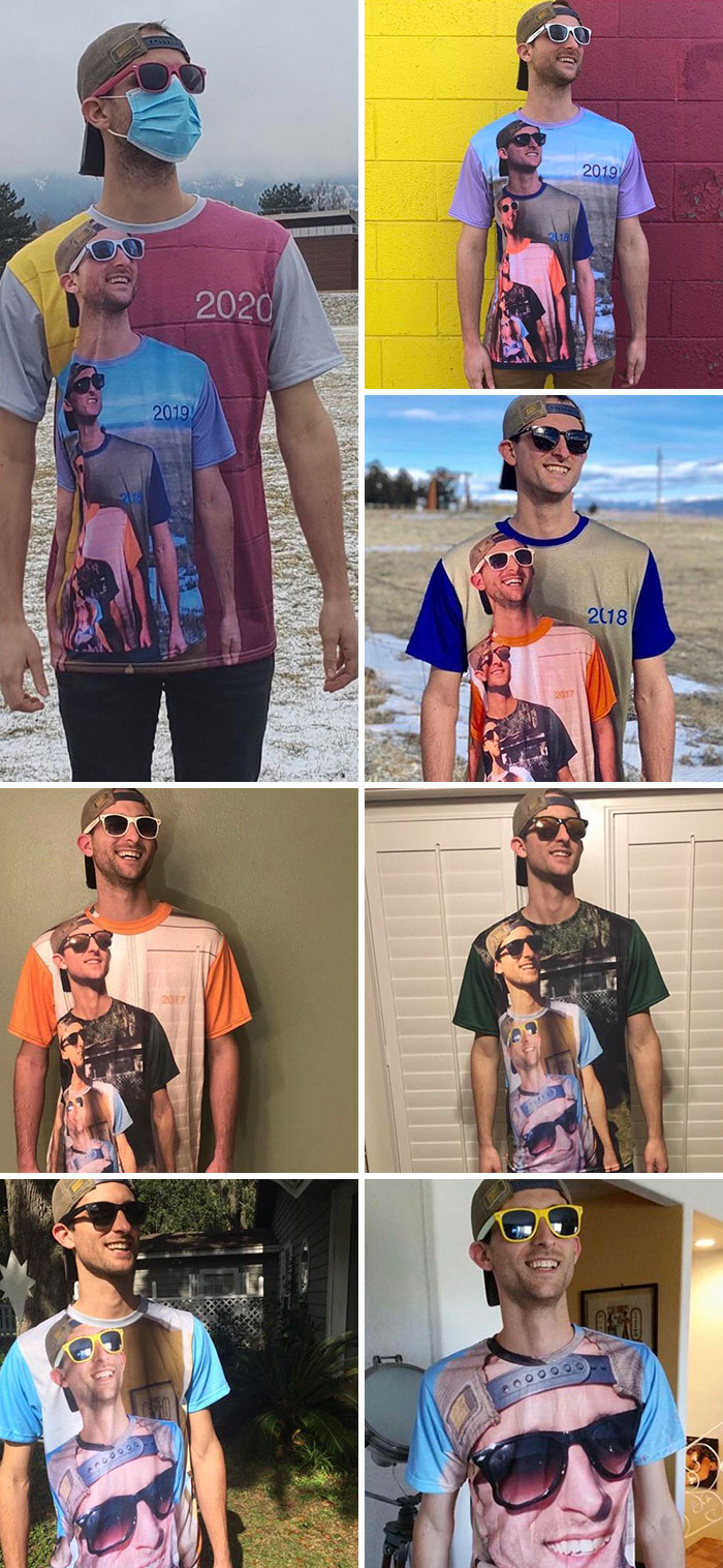 “Shirtception" - My Favorite Gift Every Year From My Brother. We're Now At Level 7