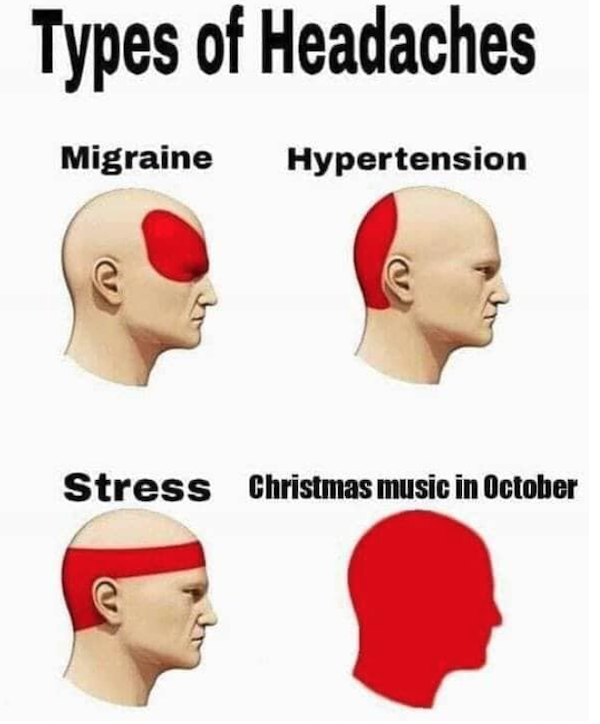 type of headache radhe - Types of Headaches Migraine Hypertension Stress Christmas music in October