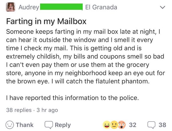 30 WTF Posts From The Nextdoor App.