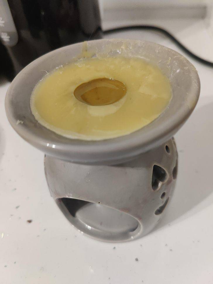 “My pineapple-scented wax melt looked like a pineapple ring.”