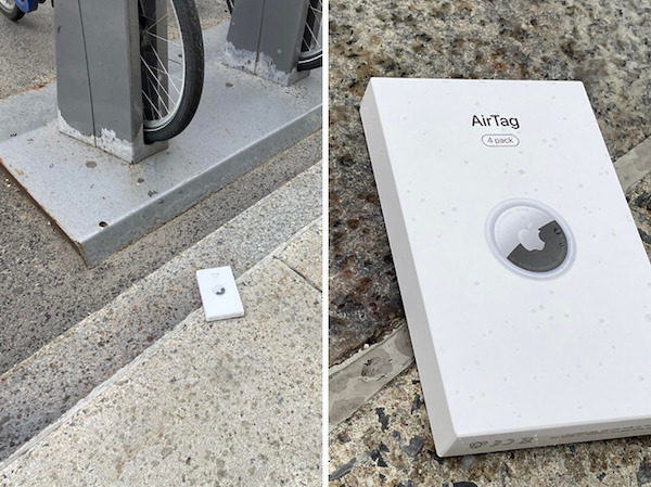 Someone managed to lose their new box of…lost-item trackers.