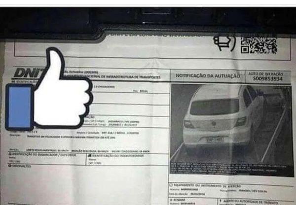 Person fined for speeding while their car was being towed.