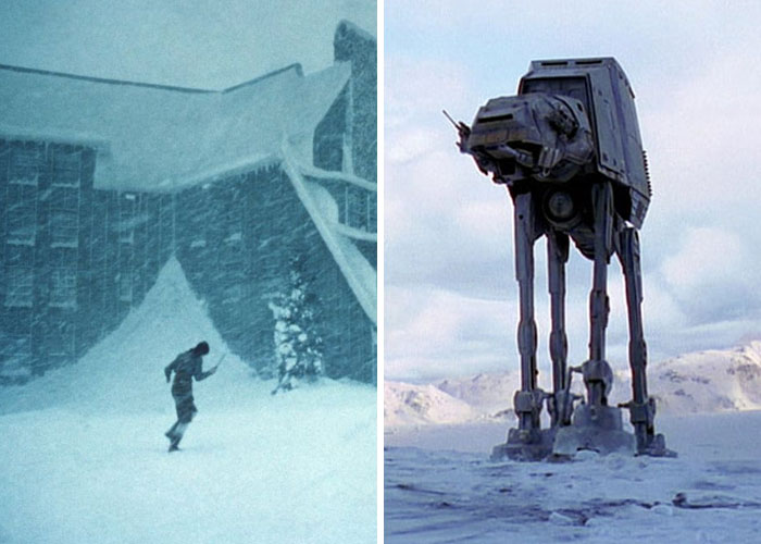 That most of the fake snow used in the 1980 Movie "The Shining" was repurposed from the ice planet Hoth scenes in "The Empire Strikes Back".