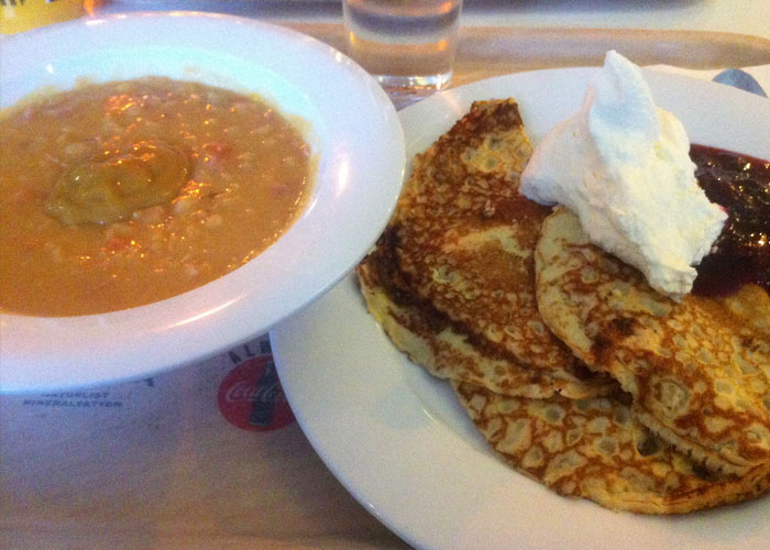Swedes have a national weekly eating plan. Thursdays are traditionally pancakes and split pea soup.