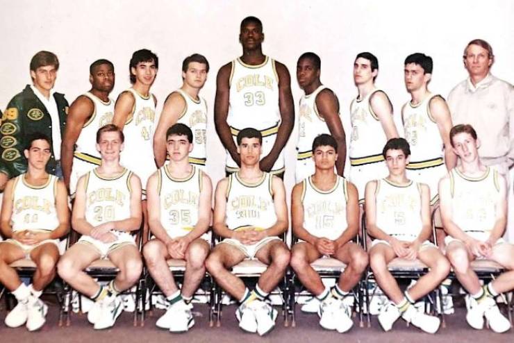 shaquille o neal high school - shaq on all white basketball team