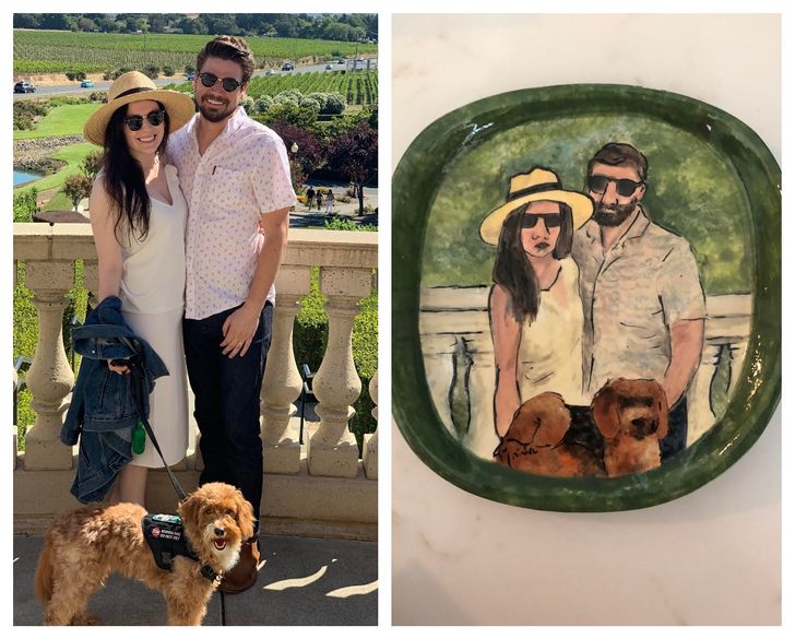 “My husband ordered a hand-painted photo of us for our anniversary. It’s humbling, to say the least.”