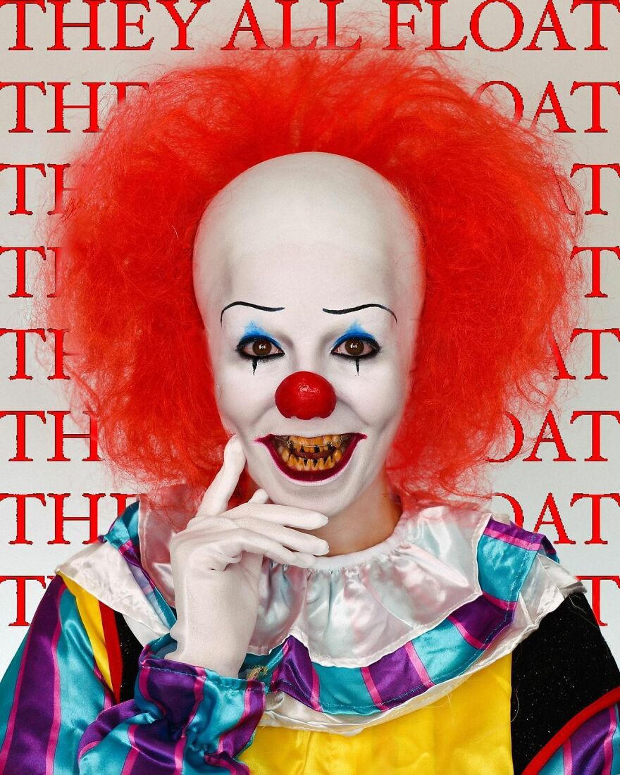 makeup artist charlotte roberts-clown - They All Float Tht Dat Ti T T T Ti It Th Dat Thx T