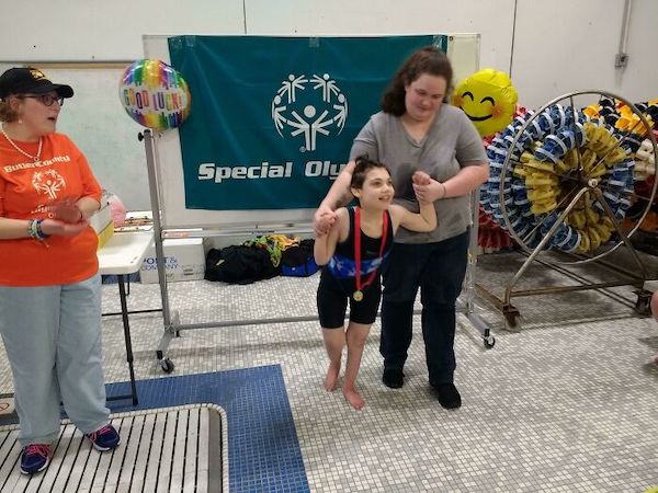 My daughter won a medal at the Special Olympics. There was a time where doctors told us she wouldn’t survive infancy. Very happy weekend!