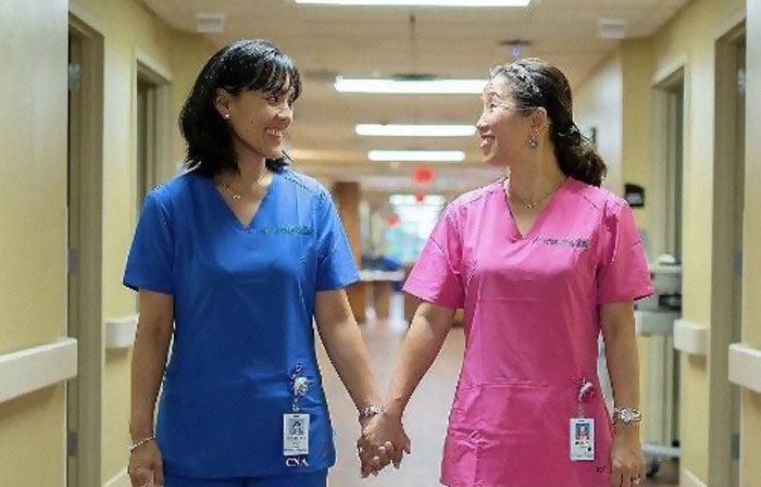 "In Florida, these nurses were hired for the same shift, the same hours, the same floor, and then soon realized they were sisters that were separated at birth in Korea 40 years ago."