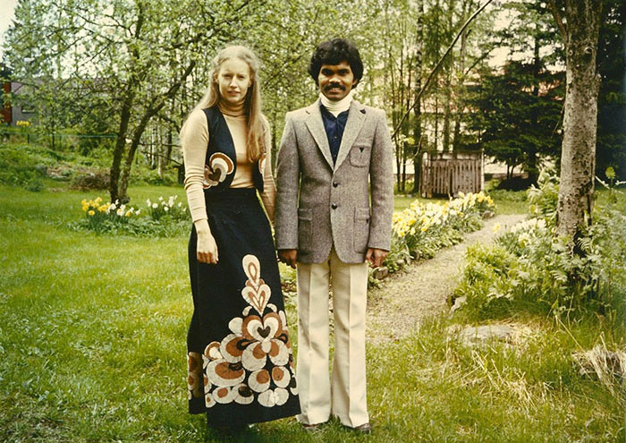 "This man right here rode from India to Sweden to meet up with his wife. The trip took four months and he passed through eight different countries."