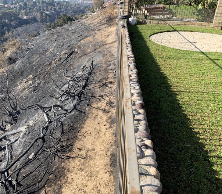 “We were seconds away from losing our home to the California fire.”