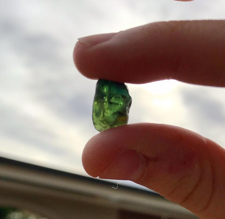 “A 10-carat Australian sapphire I found in a creek”