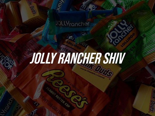 Melting chard candy into shivs is nothing new in the prison world. Prisoners have been known to wrap jolly ranchers in tin foil and then melt them and mould/sharpen them into a weapon.