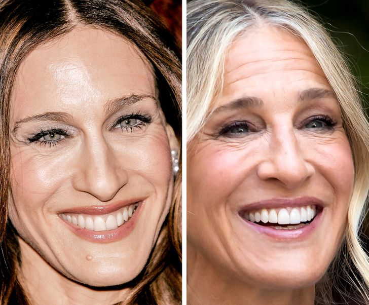 Sarah Jessica Parker (40 and 56 years old)