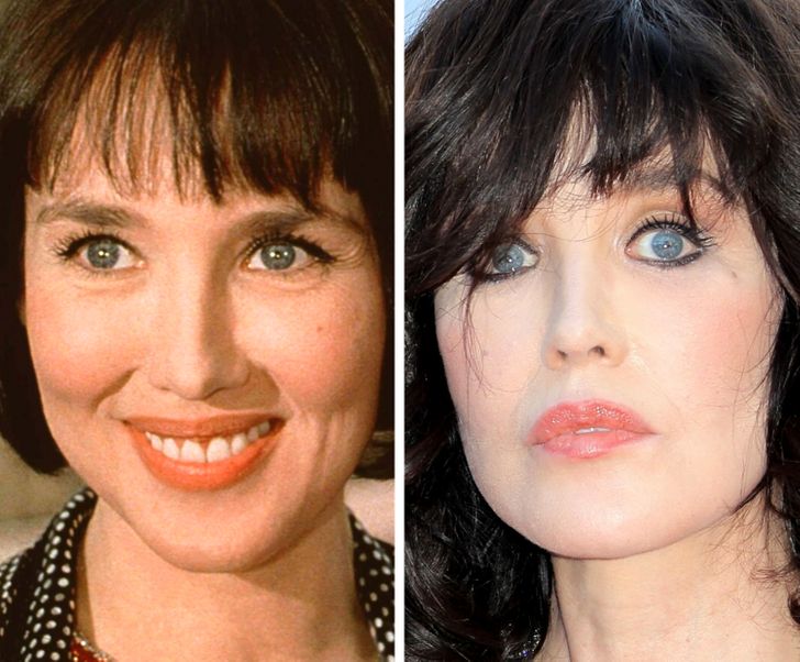 Isabelle Adjani (41 and 66 years old)