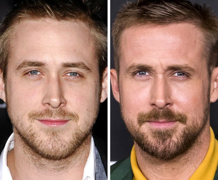 Ryan Gosling (26 and 37 years old)