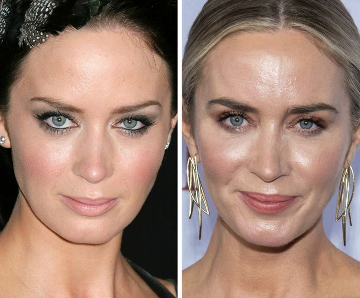 Emily Blunt (26 and 37 years old)