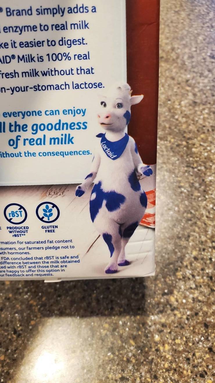 fascinating photos -pet - Brand simply adds a enzyme to real milk ke it easier to digest. Aid Milk is 100% real Fresh milk without that nyourstomach lactose. everyone can enjoy ll the goodness of real milk ithout the consequences. Lactaid rBST E Produced 