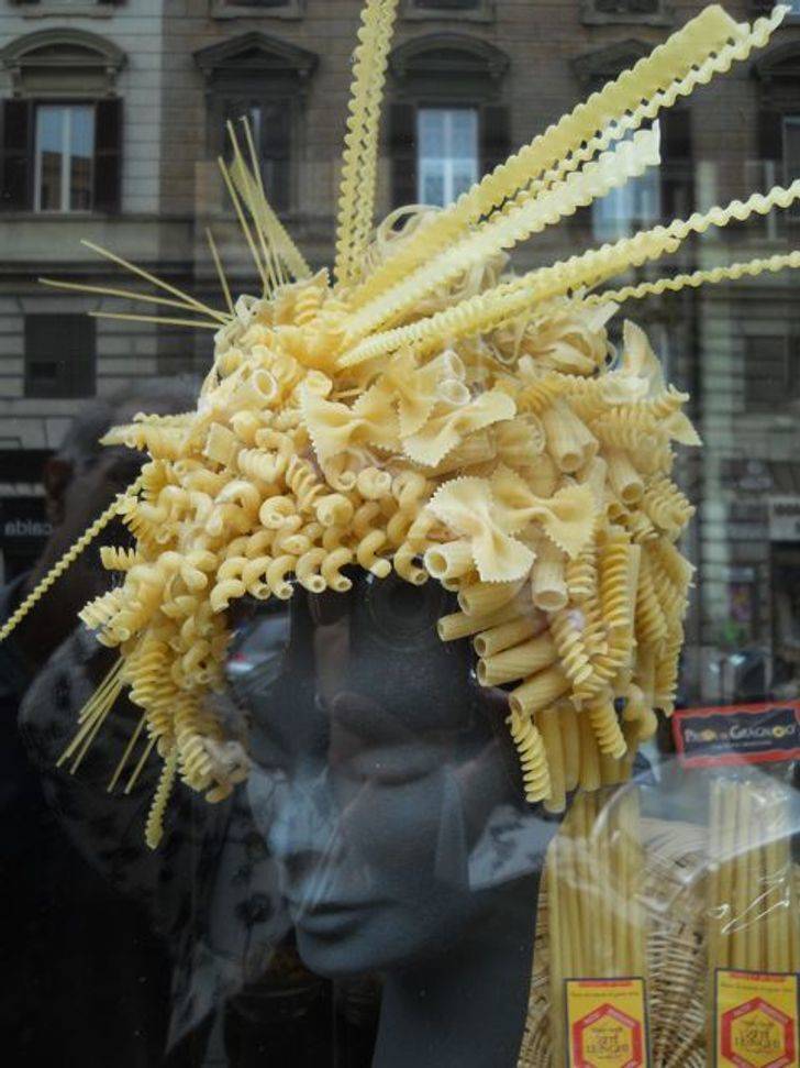 “This pasta wig.”