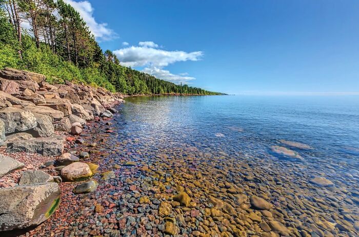 The bottom of Lake Superior is cold enough that the bodies of dead sailors just...remain. They don't really decompose because it's at freezing temperatures, so they instead get a coating of adipocere, which is liquid body fat, hardened around them.